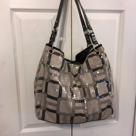 Nine West Sequin Tote Bag - Picture 7 of 11